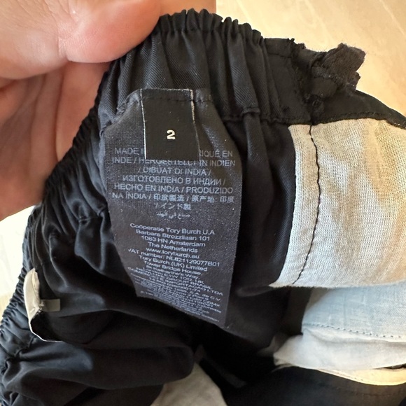 COPY - Tory Burch Poplin Drawstring Pant - Picture 3 of 4